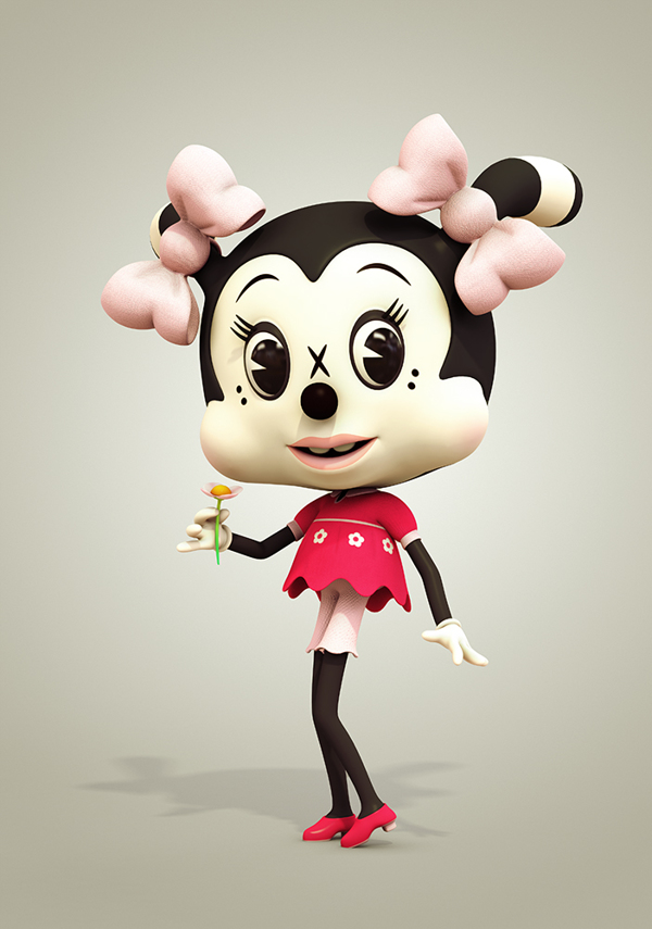 三维角色建模作品《POPARTOONS》|建模