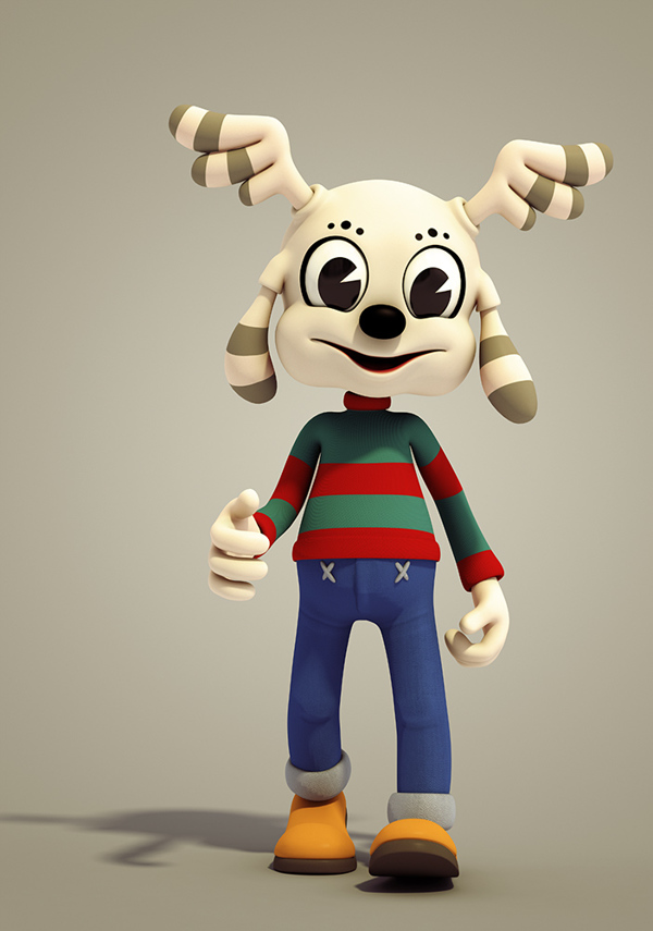 三维角色建模作品《POPARTOONS》|建模