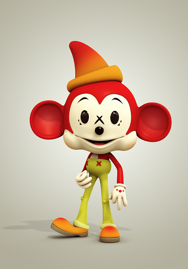 三维角色建模作品《POPARTOONS》|建模