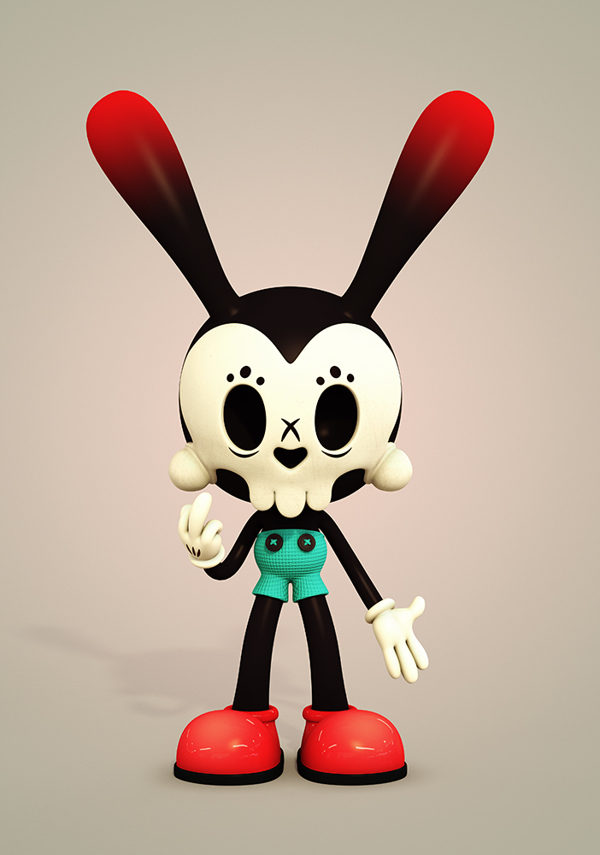 三维角色建模作品《POPARTOONS》|建模
