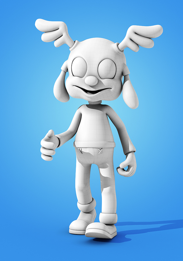 三维角色建模作品《POPARTOONS》|建模