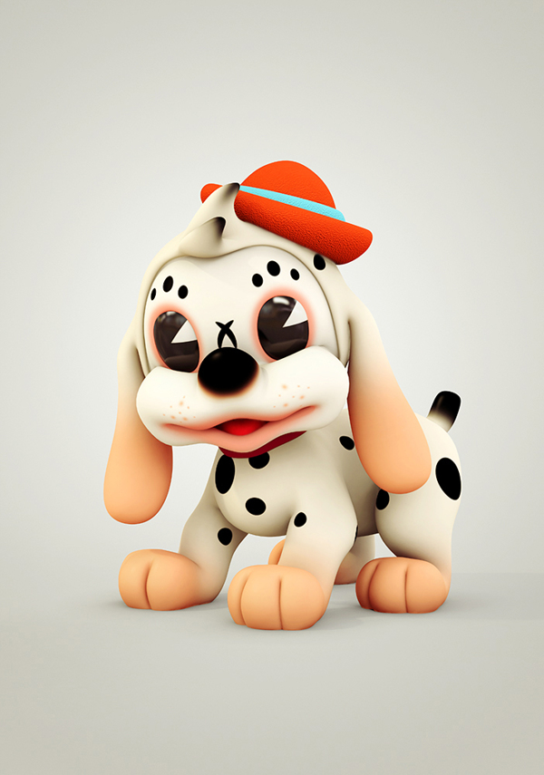 三维角色建模作品《POPARTOONS》|建模