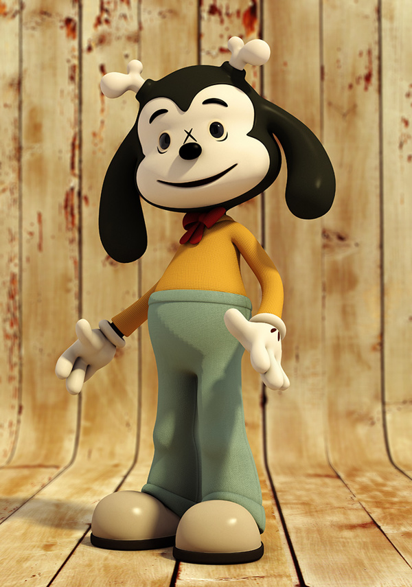 三维角色建模作品《POPARTOONS》|建模