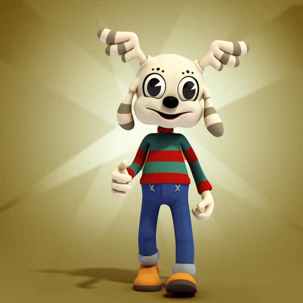 三维角色建模作品《POPARTOONS》|建模