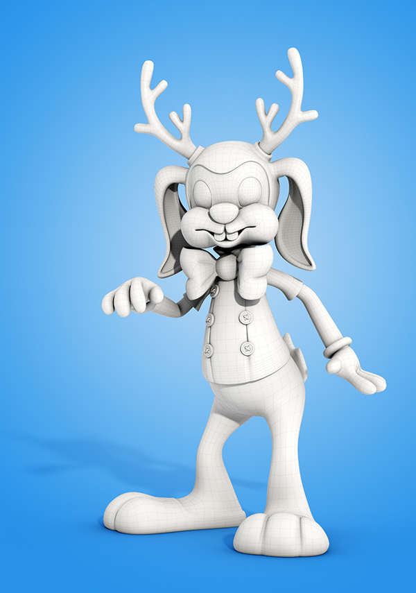 三维角色建模作品《POPARTOONS》|建模