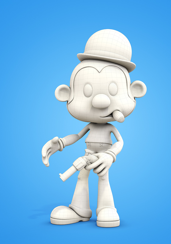 三维角色建模作品《POPARTOONS》|建模