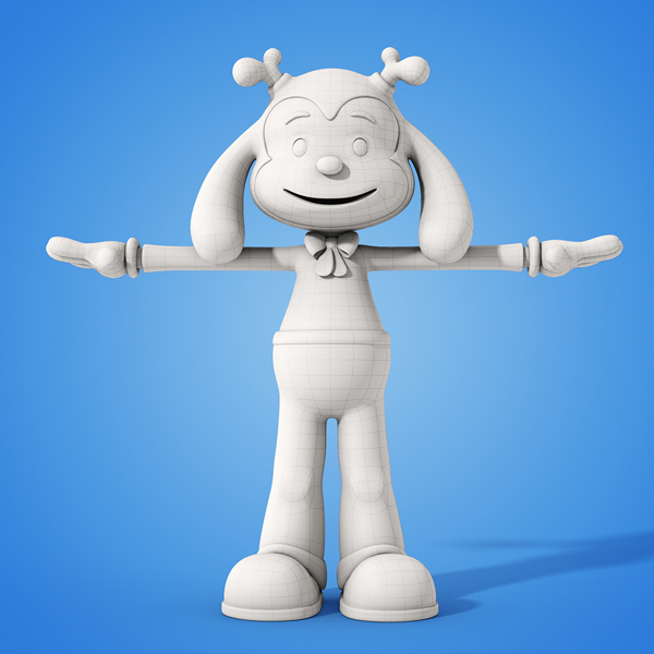 三维角色建模作品《POPARTOONS》|建模