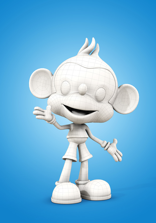 三维角色建模作品《POPARTOONS》|建模