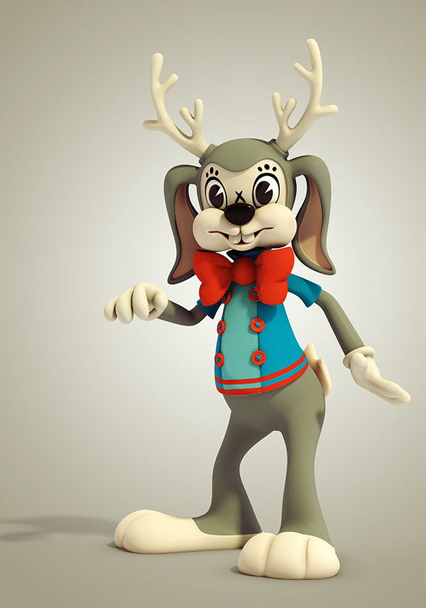 三维角色建模作品《POPARTOONS》|建模