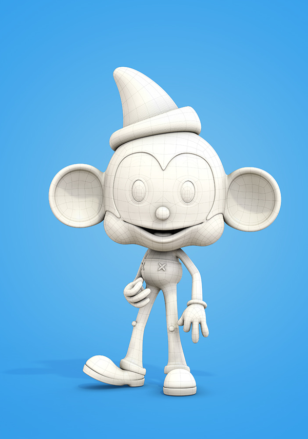 三维角色建模作品《POPARTOONS》|建模