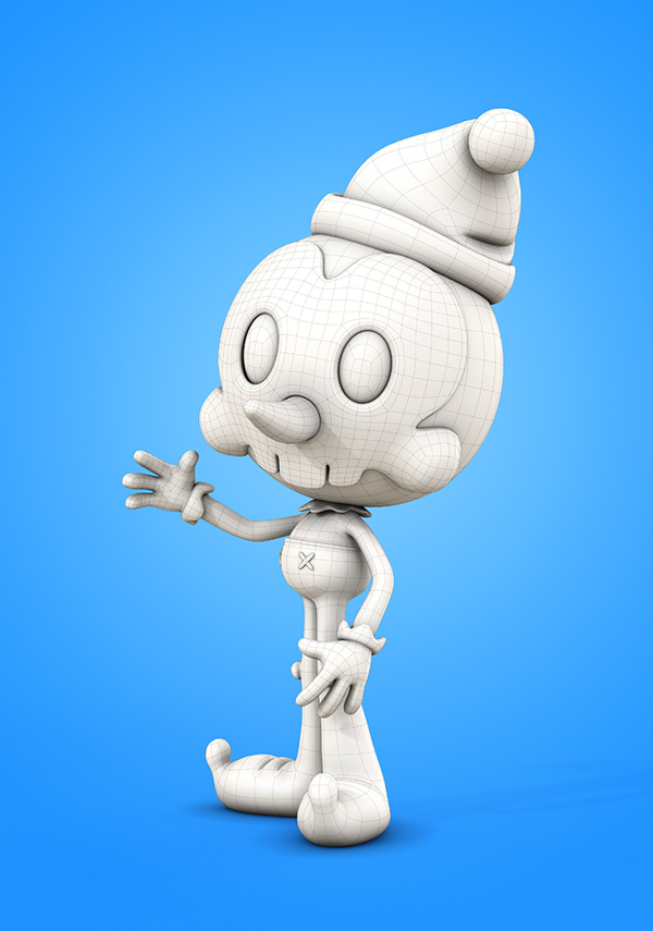 三维角色建模作品《POPARTOONS》|建模