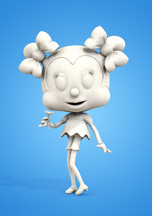 三维角色建模作品《POPARTOONS》|建模