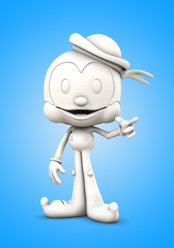 三维角色建模作品《POPARTOONS》|建模