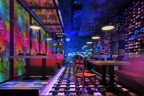 餐厅设计三亚蛙先森天成店