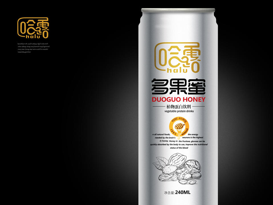 哈露混合饮料包装