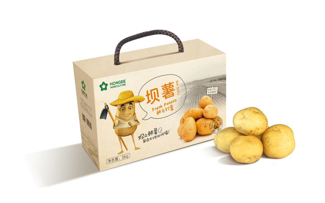 当时尚可爱的卡通形象遇到“土里土气”的马铃薯……