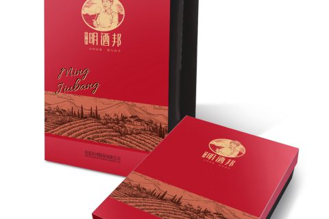 红酒包装知行天下出品：红酒邦推广形象设计