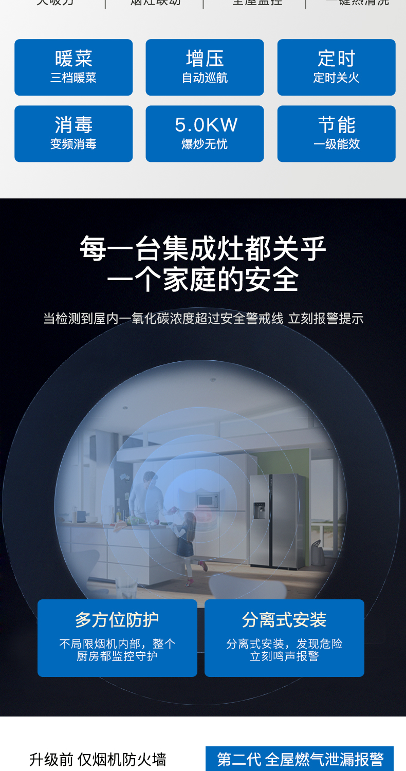 油烟机蒸箱烤箱一体灶 外观专利模型设计