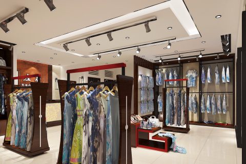 服装店设计广州中华广场－左右旗袍服装店