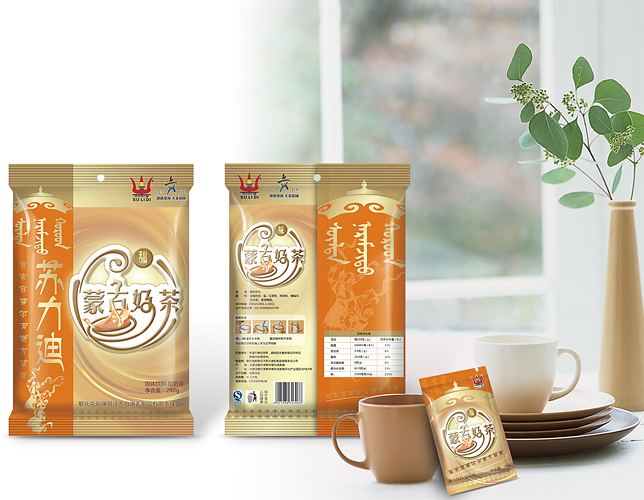蒙古奶茶包装设计