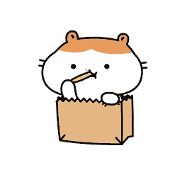 仓鼠卡通形象表情包设计