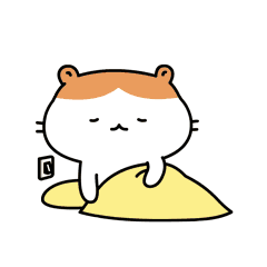 仓鼠卡通形象表情包设计