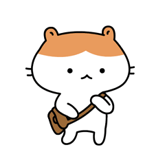 仓鼠卡通形象表情包设计