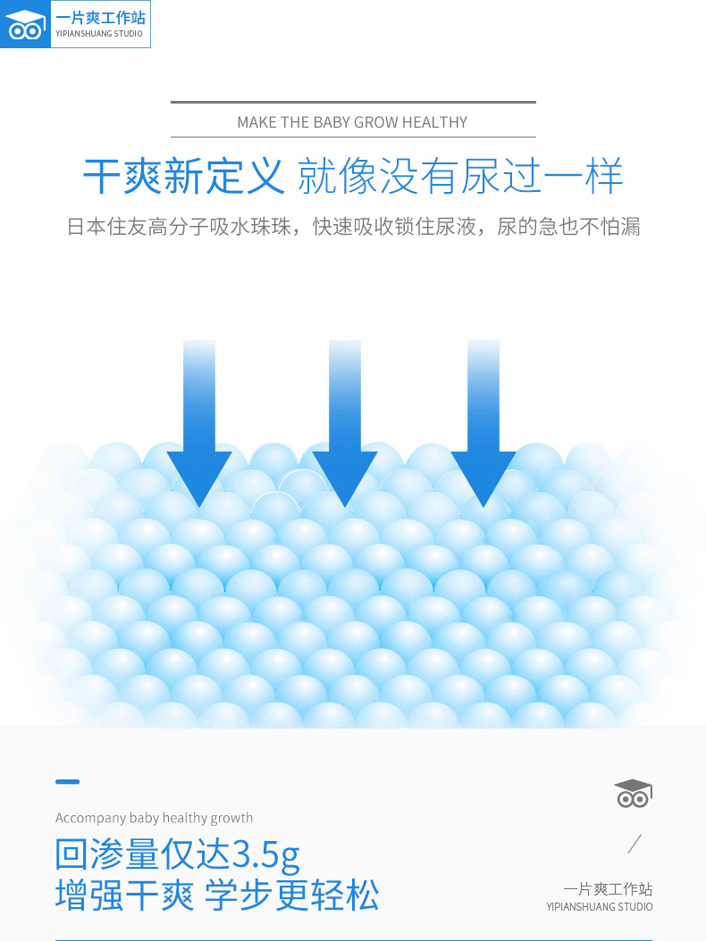 纸尿片三维效果图设计 宝贝描述设计