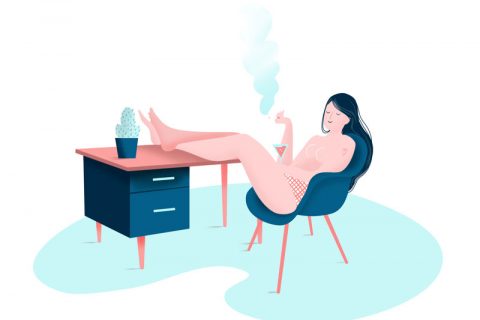 简洁清新！一组夏日人物插画灵感  - 12图