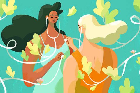 块面感！一组节奏感极强的矢量插图  - 12图