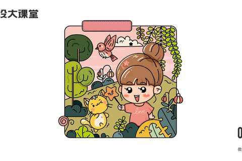 岁月静好！10款可爱风小插画灵感  - 9图