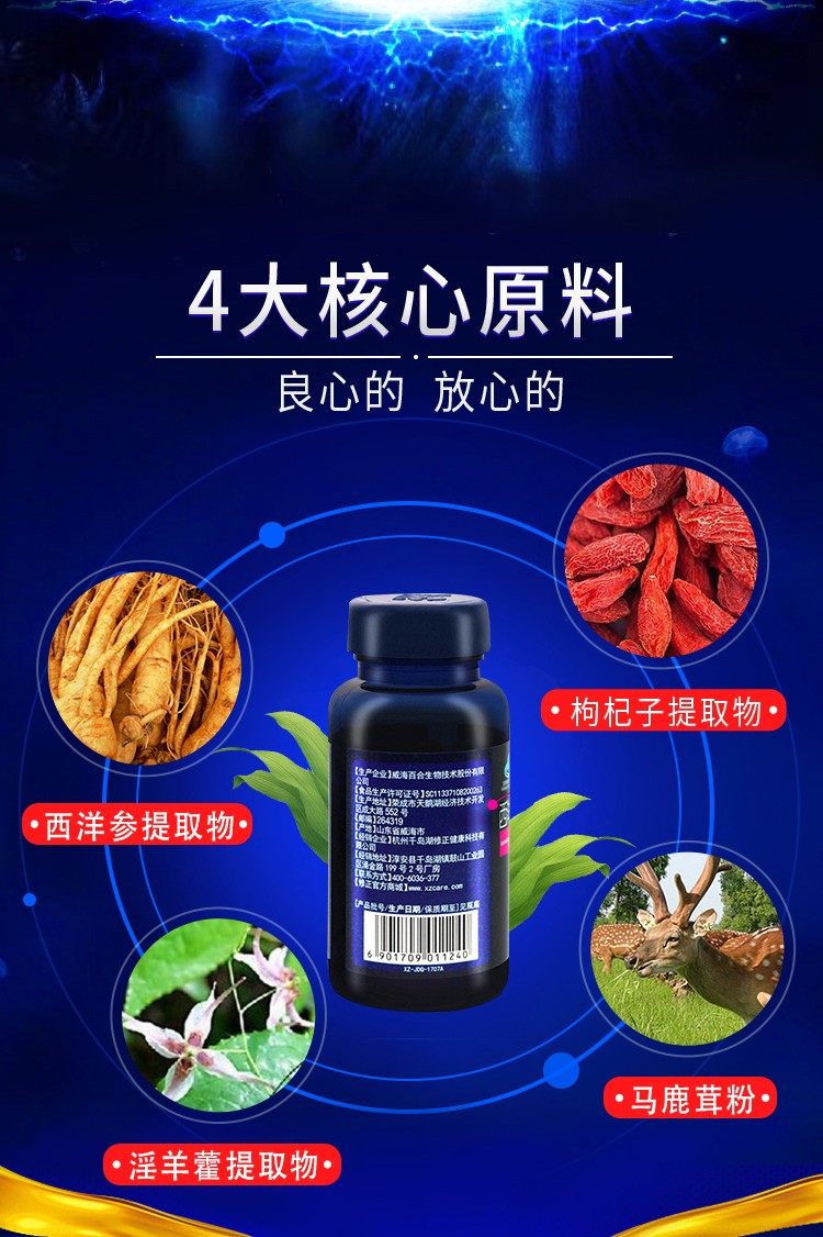 男性保健品宝贝描述设计制作