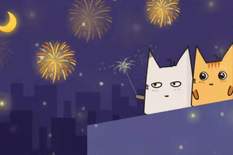 两只猫 表情包制作
